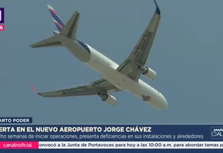 Alerta en el nuevo aeropuerto Jorge Chávez