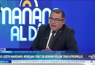 Alex Guerrero sobre caso Lizeth Marzano: El encubrimiento personal contempla una pena de hasta cuatro o cinco años de prisión