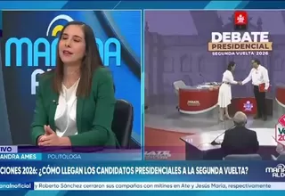 Alexandra Ames: “Solo el 17% del padrón electoral eligió a los candidatos que disputan la segunda vuelta”