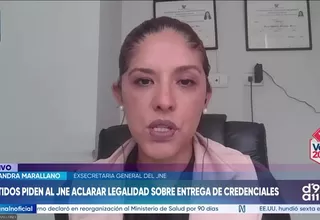Alexandra Marallano: JNE debe fijar posición sobre credenciales de exalcaldes que postulan como regidores