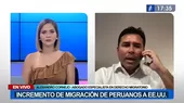 Alexandro Cornejo: "Muchos peruanos  están considerando vivir permanentemente en Estados Unidos" - Noticias de peruana