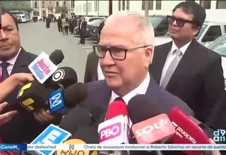 Alfonso López-Chau respalda designaciones del Ejecutivo y pide consensos en temas de Estado