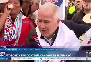 Alfonso López Chau responde a críticas y saludó aumento en encuestas