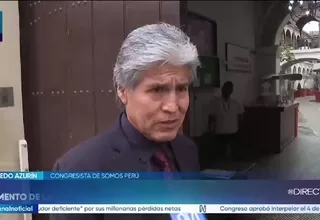 Alfredo Azurín sobre asesinato de alcalde en Piura: “Nadie se siente seguro”