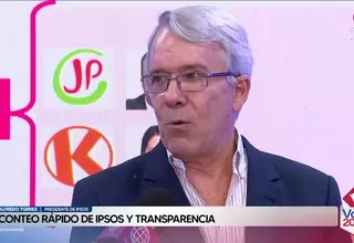 Alfredo Torres de Ipsos: Tenemos un empate aún más estrecho