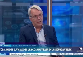 Alfredo Torres sobre ventaja de Keiko Fujimori: Cuatro puntos no es una diferencia holgada