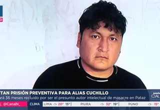 Poder Judicial dicta prisión preventiva a alias Cuchillo por crimen en Pataz