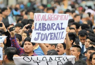 Alistan nueva marcha contra Régimen Laboral Juvenil para este jueves