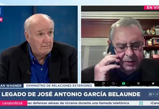Allan Wagner destaca legado de José Antonio García Belaúnde