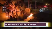 Javier Prado: almacén de Emape se incendió - Noticias de emape