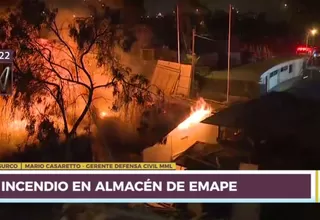 Javier Prado: almacén de Emape se incendió