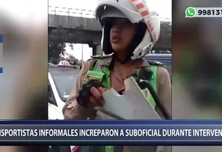 #AltoAlCaos: colectiveros con placas falsas intentan intimidar a mujer policía