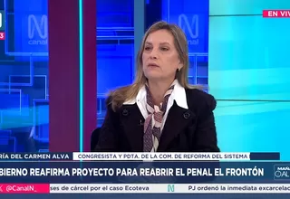 Alva exige explicaciones sobre proyecto de penal en El Frontón