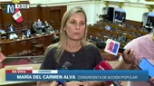 Alva: Solicitaremos que Evo Morales sea nuevamente declarado persona non grata - Noticias de maricarmen-alva
