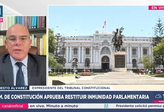 Álvarez: Inmunidad parlamentaria es necesaria en democracia