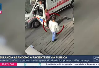 Ambulancia abandona a paciente en la vía pública en SMP