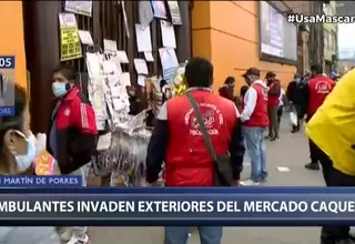 Ambulantes se mantienen en exteriores del mercado Caquetá