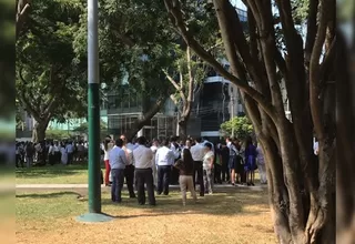 San Isidro: evacúan edificios de calle Andrés Reyes por amenaza de bomba