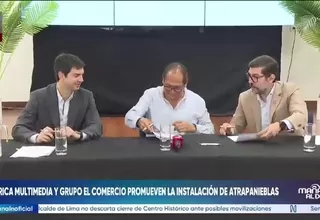 América Multimedia y Grupo El Comercio impulsan instalación de atrapanieblas para llevar agua potable a familias de Villa María del Triunfo