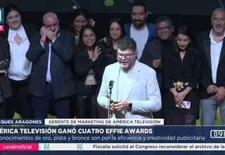 América Televisión se alza con oro, plata y bronce en los Premios Effie 2025
