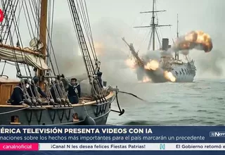 Fiestas Patrias: América TV presenta recreaciones históricas con inteligencia artificial