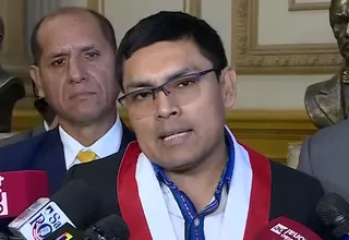 Américo Gonza defiende su propuesta de cambios en ley contra el crimen organizado y descarta aviso previo a allanamientos