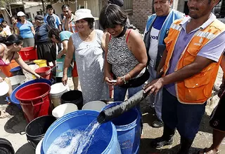 Ampliarán distribución de agua si se extiende corte de servicio por obras del Metro de Lima