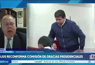 Amprimo alerta sobre cambios en Comisión de Gracias Presidenciales