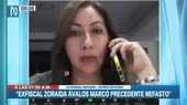 Ampuero: Exfiscal Zoraida Ávalos marcó precedente nefasto al suspender indagación contra Castillo - Noticias de zoraida-avalos