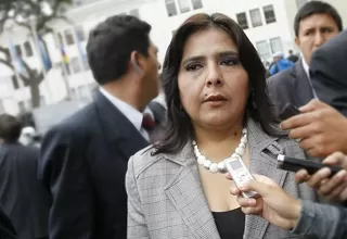 Ana Jara: "Es una honra que este Congreso me censure"