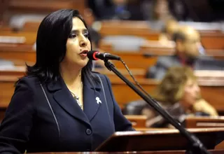 Ana Jara respondió a parlamentarios que debaten su censura en el Congreso  