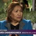 Ana María Choquehuanca: Estado y empresariado debemos llegar al entendimiento sincero