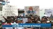 Ancón: Autoridades piden ayuda a Dina Boluarte a un año del derrame de petróleo - Noticias de petroleo