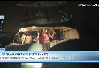 Ancón: Intervienen a personas que participaban de una fiesta en un yate