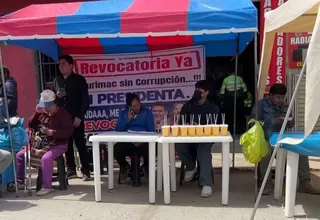 Andahuaylas: Ciudadanos recaudan firmas para revocar autoridades