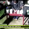 Decomisan 20 kilos de droga en Andahuaylas