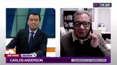 Carlos Anderson: "El ministro Barranzuela tiene una incapacidad para aceptar sus errores" - Noticias de luis-garay