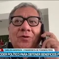 Carlos Anderson: Pacheco usó su poder político para obtener beneficios