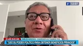 Carlos Anderson: "Pacheco usó su poder político para obtener beneficios" - Noticias de politicos