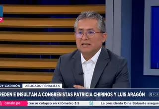 Andy Carrión tras agresión a congresistas en Barranco: Ministerio Público puede abrir investigaciones