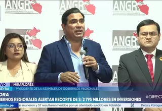 ANGR advierte paralización de proyectos por recorte presupuestal