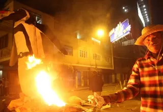 Año nuevo 2015: Quema de muñecos cuadruplica la contaminación del aire