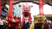 Año Nuevo chino: la calle Capón lo recibe con la danza de coloridos dragones - Noticias de dragon