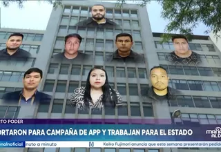 Aportaron para campaña de APP y trabajan para el Estado
