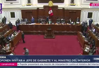 Aprueban invitar hoy al Gabinete Eduardo Arana a las 3:00 p.m.