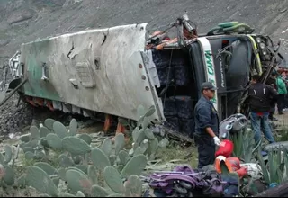 Apurímac: aumentaron a 26 los muertos del despiste de un bus