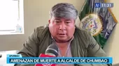 Apurímac: alcalde de centro poblado de Chumbao recibe amenazas de muerte - Noticias de amenaza