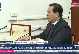 Arana niega vínculo con audios y critica filtraciones fiscales