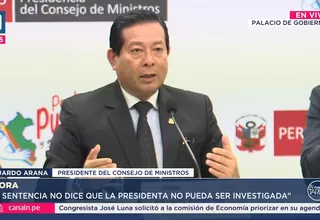 Arana: reciente fallo del TC protege la figura presidencial