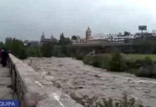 Arequipa: pobladores de Vallecito en alerta por el incremento del caudal del río Chili